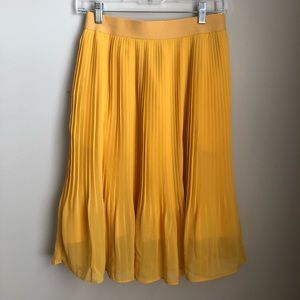Pleated Midi Skirt